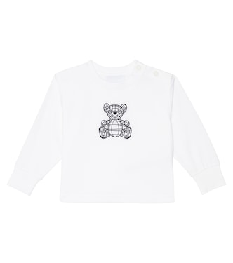 Baby Longsleeve Thomas Bear aus Baumwolle | Burberry Kids