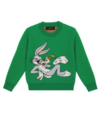 X Looney Tunes Pullover Bugs Bunny aus Jacquard | Alanui Kids
