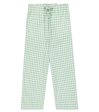 Gingham cotton pants | Polo Ralph Lauren Kids
