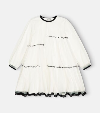 Robe en tulle et coton mélangé | Il Gufo