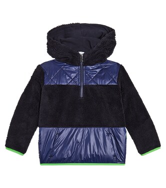 Elmas paneled teddy hoodie | Bogner Kids