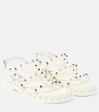 Rockstud leather sandals | Valentino Garavani