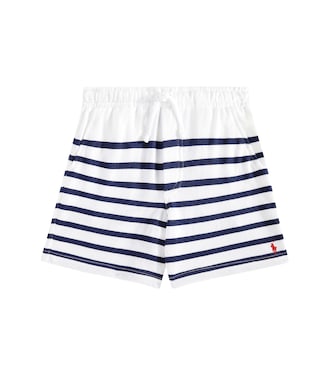 Striped cotton jersey shorts | Polo Ralph Lauren Kids