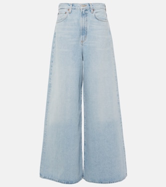 Nolan mid-rise wide-leg jeans | Agolde