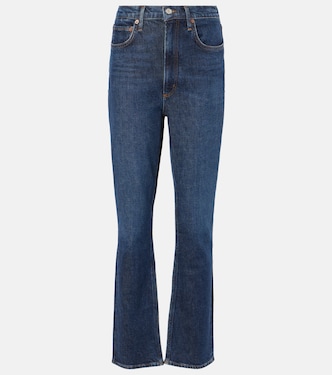 Stovepipe high-rise straight jeans | Agolde