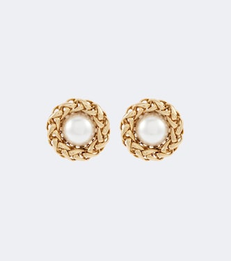 Pendientes Marit chapados en oro de 18 ct | Jennifer Behr