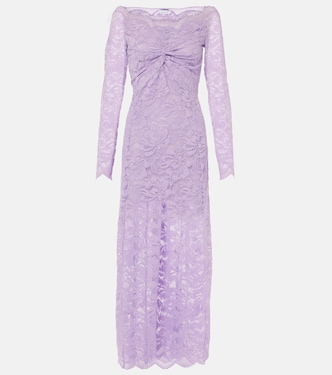 Lavender lace gown | Rabanne