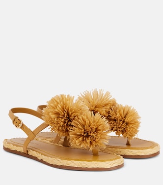 Espadrille-Sandalen aus Leder | Ulla Johnson