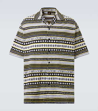 Paula's Ibiza cotton bowling shirt | Loewe