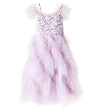 Sequined ruffled tulle dress | Tutu Du Monde