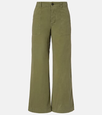 Weite Mid-Rise-Hose Leon aus Baumwoll-Twill | Nili Lotan