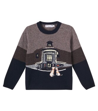 Jacquard wool sweater | Bonpoint