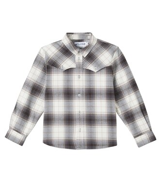 Jared checked cotton shirt | Bonpoint