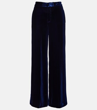 Velvet wide-leg pants | Etro