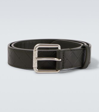 Intrecciato embossed leather belt | Bottega Veneta