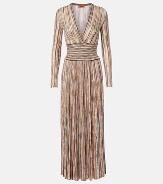 Sequined striped maxi dress | Missoni