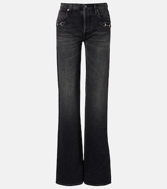 Horsebit wide-leg jeans | Gucci