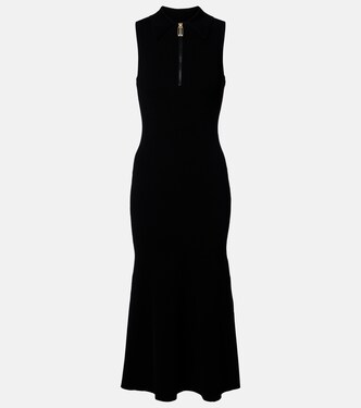 Mira ribbed-knit midi dress | Victoria Beckham