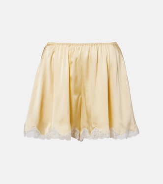 Silk satin shorts  | Chloé