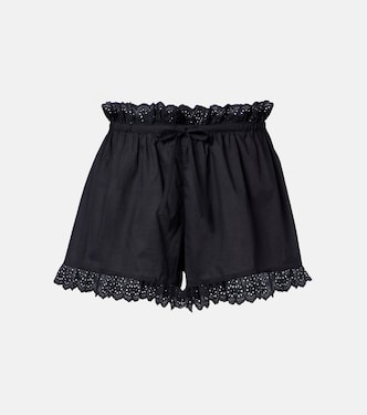 Short Cory en coton à broderie | Poupette St Barth