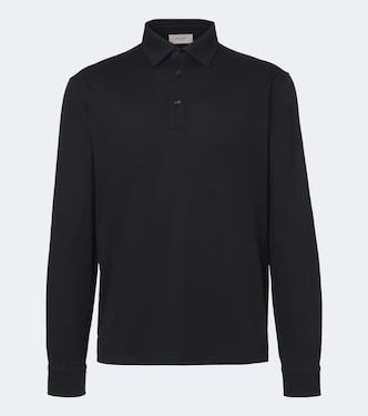 Cotton and silk polo shirt | Agnona