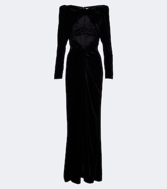 Velvet gown | Balmain