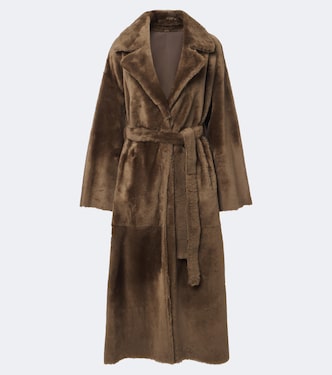 Rien shearling wrap coat | Arma