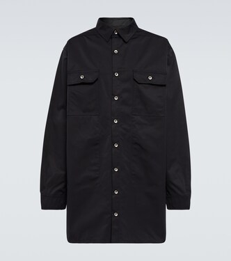 Cotton-blend poplin overshirt | Rick Owens