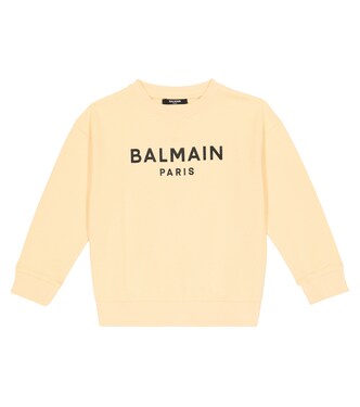 Sweat-shirt en coton à logo | Balmain Kids