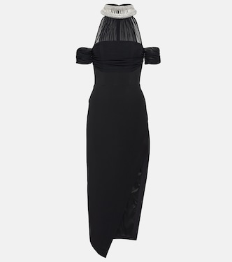 Embellished halterneck midi dress | David Koma