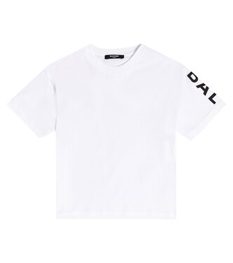 Logo cotton jersey T-shirt | Balmain Kids