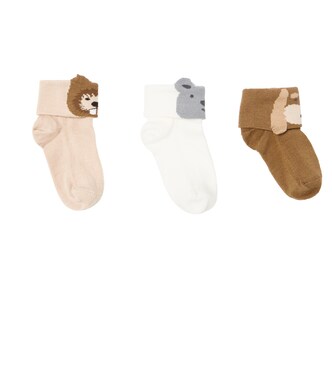 Baby Set aus drei Paar Socken | Il Gufo