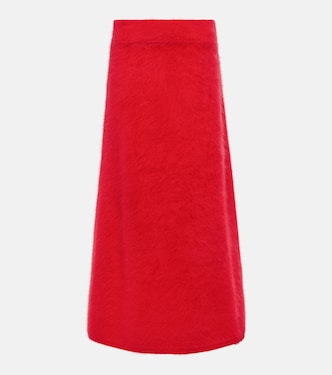 Asta cashmere midi skirt | Lisa Yang