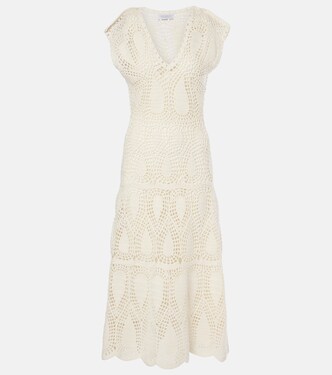 Waldman crochet wool and cashmere maxi dress | Gabriela Hearst