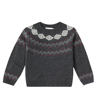 Grimaldi jacquard wool sweater | Bonpoint