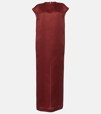 Robe longue Lohan en soie | Khaite