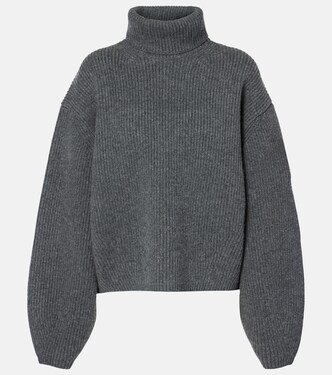Ribbed-knit wool-blend turtleneck sweater | Toteme