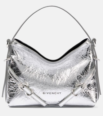 Voyou Nano metallic leather shoulder bag | Givenchy