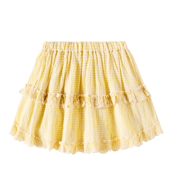 Gingham cotton-blend skirt | Tartine et Chocolat