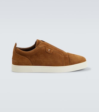 St Louis suede slip-on sneakers | Christian Louboutin