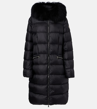 Boedic shearling-trimmed down jacket | Moncler