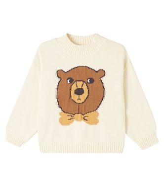 Jacquard cotton sweater | Mini Rodini
