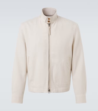 Wool, cashmere, and silk Harrington jacket | Tom Ford