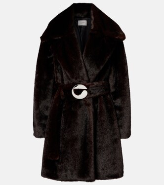Logo belted coat | Coperni