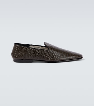 Steven croc-effect leather loafers | Tom Ford