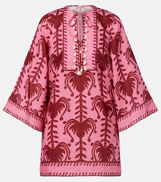 Wild Savannah printed linen tunic | Johanna Ortiz