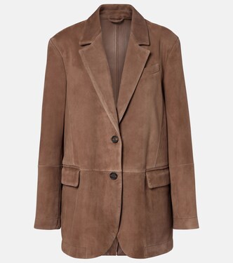 Blazer aus Veloursleder | Brunello Cucinelli