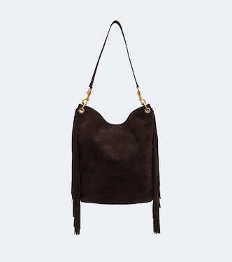 Schultertasche Asher aus Veloursleder | Nili Lotan