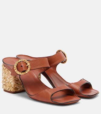 Solena leather mules | Zimmermann