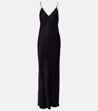 Robe longue Nevana en satin | Isabel Marant